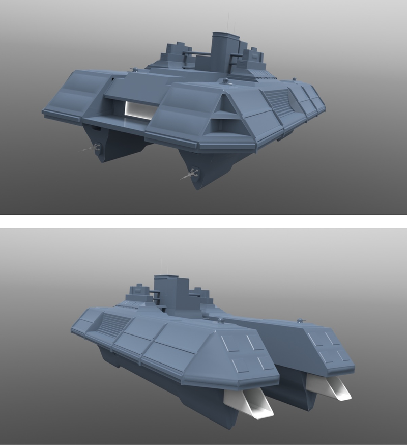 Illustration for article titled How Syfy's Dark Matter Created the Ultimate Police Ship
